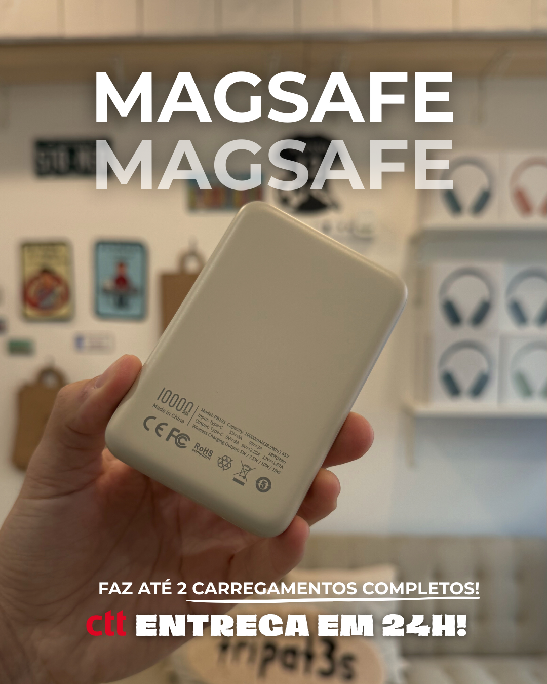 [PACK] Bateria MagSafe - Amarelo
