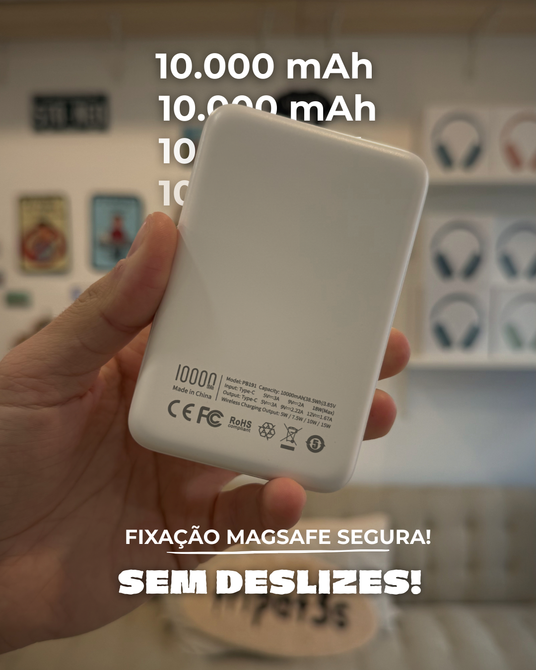 [PACK] Bateria MagSafe - Branco