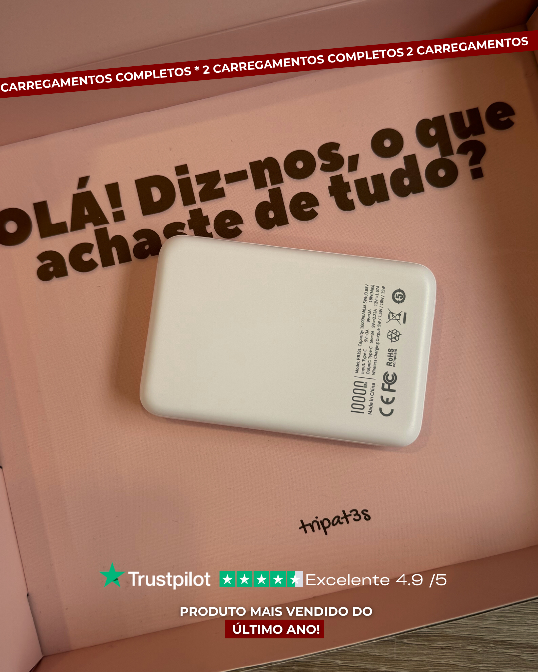 [PACK] Bateria MagSafe - Branco