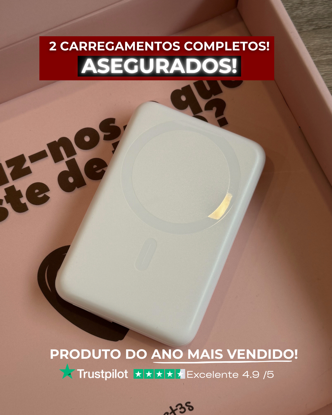 [PACK] Bateria MagSafe - Branco