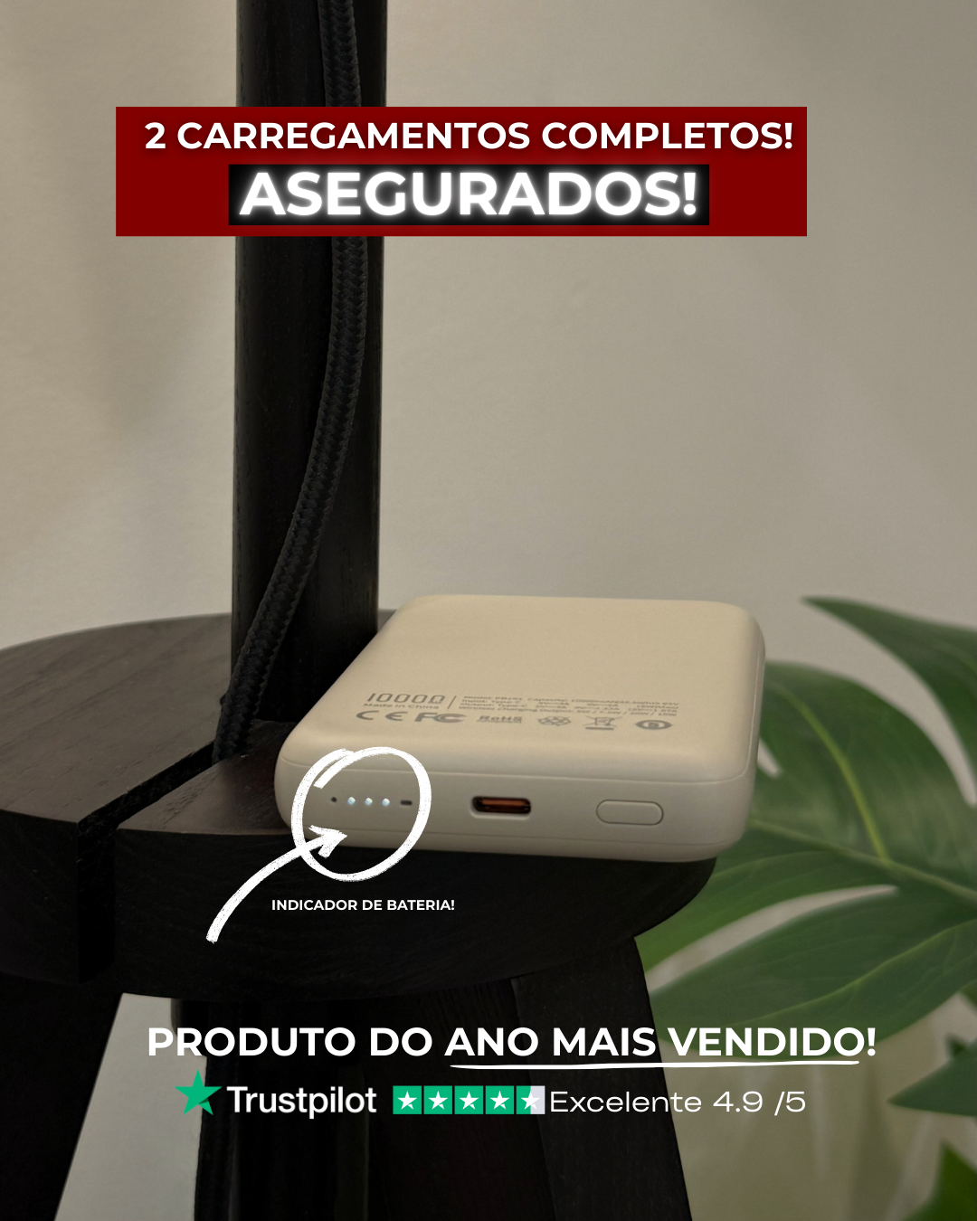 [PACK] Bateria MagSafe - Amarelo