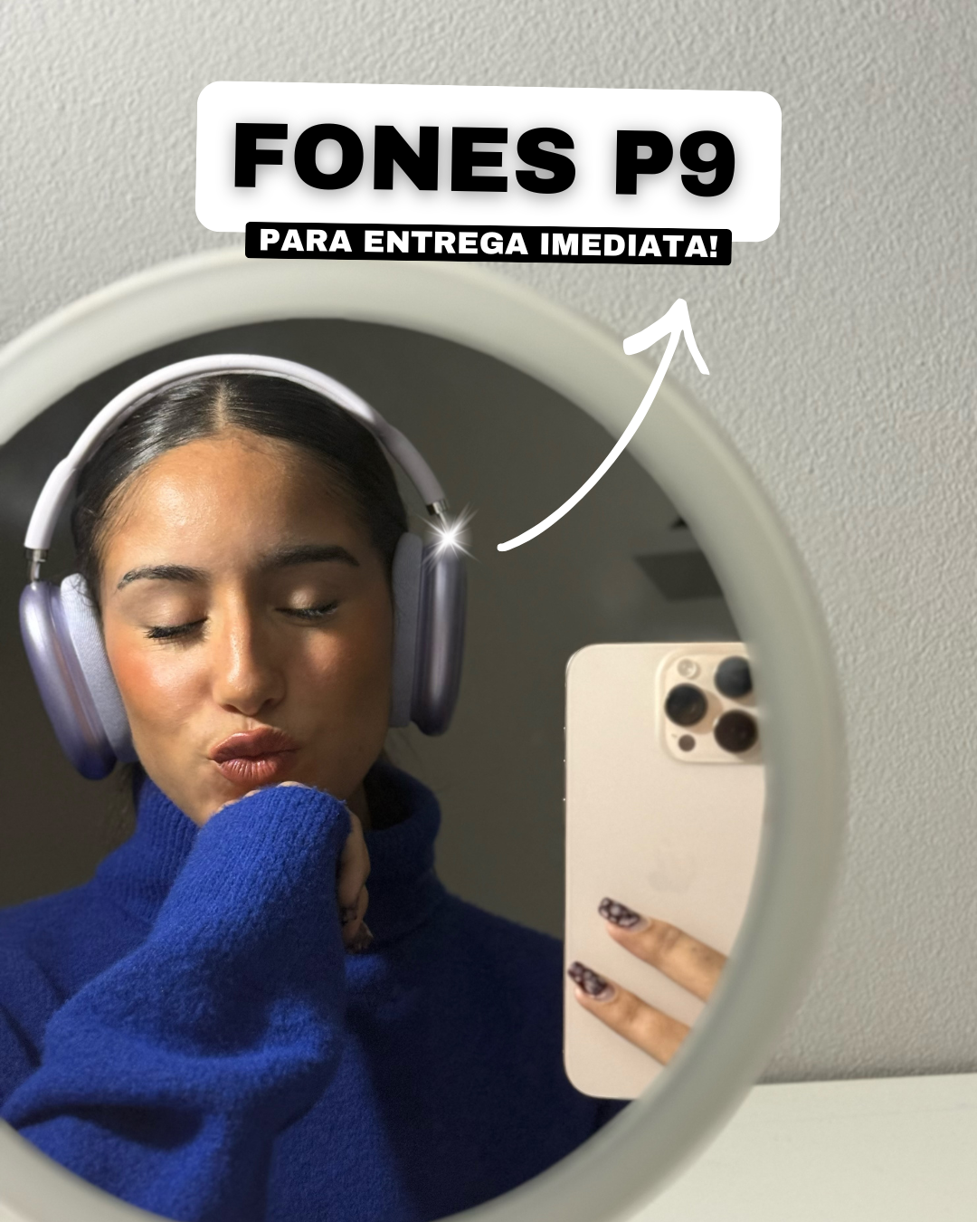 Fone P9 - Roxo Claro - tripat3s